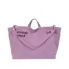 Nova Bolsa de Lona Casual Simples Estilo Coreano 2026, Grande Capacidade, Bolsa de Ombro e Transversal Fashion e Versátil