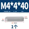 Tipo de Llave Plana un Pasador Gb1096 Pasador de Llave Cuadrada Barra de Llave Redonda Doble de Doble Extremo Pasador de Ranura de Llave Semicircular D3D4D5 6 8 10