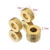 Contas reticuladas de aço inoxidável contas de retenção de cor 18K contas com furo passante contas planas verticais de aço titânio acessórios para joias DIY