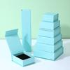 Caja de Empaque de Joyería de Gama Alta Personalizada de Fábrica con Tapa abatible magnética, Caja de Joyería Exquisita, Caja de Papel de Empaque para Almacenamiento de Colgantes