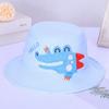 Sombrero de Pescador para Niños Sombrero de Cubeta Lindo de Dibujos Animados Fino Protector Solar Sombrilla Sombrero de Sol para Niños para Verano para Niños y Niñas