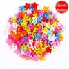 Botão mini estrela colorida bebê criança pintura artesanal faça você mesmo botão decorativo suéter de bebê cardigan botão