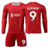 2425 Liverpool Principal No. 11 Salah Conjunto de Jersey de Manga Larga 3 Endo Airlines 9 Firmino No. 8 Jersey de Fútbol