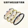 Anillo de Joyería de Acero Inoxidable Ultra Delgado de 1 mm para Mujer, Anillo Liso de Acero de Titanio de Moda de Nicho, Anillo para Mujer que No se Desvanece