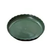 Bandeja para maceta de galón de resina plástica personalizada Borde de flor Balcón Jardín de casa Maceta de flor verde Plato inferior