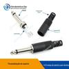 Plug de áudio mono 6,35 plug de microfone mixer de microfone