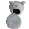 Cama linda para gato, Cama gruesa y cálida de invierno para mascotas, Semicerrada, Segura y lavable para perros, En stock
