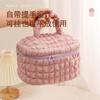 Bolsa de Cosméticos Creativa de Gran Capacidad Estilo Ins de Alta Gama Portátil Linda Bolso Satchel Femenino Bolsa de Aseo Almacenamiento Bolsa de Cosméticos
