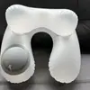 Almohada para el cuello con joroba en forma de U, adecuada para las pausas del almuerzo en la oficina, plegable, desmontable, portátil, almohada inflable tipo prensa