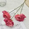 Flores Artificiales Rosa Piedra Ladrillo Decoración de Boda Flores Artificiales Flores Falsas Decoración del Hogar Ramo Rosas Artificiales de Seda
