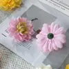 Acessórios de Cabelo de Dália em Camadas da Dinastia Han, Adorno de Cabeça de Flor de Seda, Pente de Cabelo, Grampo de Cabelo, Flor Artificial, Pente de Cabelo de Flor Estilo Tang, Vestuário Estilo Antigo