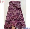 Novo estilo chinês DIY vestido cheongsam lantejou tecido de renda bordado lantejou de noiva tecido de renda