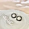 Brincos de Argola Minimalistas da Moda com Três Fileiras de Zircônia Microincrustada Moda Exquisitos de Alta Qualidade Versáteis Brincos Atacado