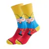 Calcetines Personalizados para Hombre al por Mayor Moda para Hombre Calcetines Divertidos de Anime Hip Hop Personalidad Dibujos Animados Moda Calcetines de Anime