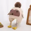 Touca de Bebê Inverno Super Fofa Chapéu com Orelhas de Pinguim Proteção Auricular para Meninos e Meninas Mais Algodão Espessado Touca de Tricô Quente para Bebês