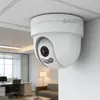 Câmera de Rede Poe com Fio Transfronteiriça Cúpula Interna Câmera IPC 8 Milhões 4K Hemisfério