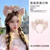 Nova Faixa de Cabelo de Pelúcia Cartoon Primavera e Verão, Faixa Engraçada para Lavar o Rosto, Adereço para Fotos, Grampo de Cabelo, Acessório de Cabelo, Acessório de Cabeça de Morango