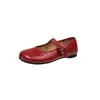 Sapatos Franceses de Pata de Porco com Dedos Separados Sapatilhas Baixas de Uma Tira para Mulheres Estilo Verão 2026 Sola Macia Par com Saias Sapatos Planos Mary Jane