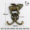 Gancho de Porco Voador Vintage, Gancho de Liga de Zinco Estilo Europeu, Gancho Decorativo Criativo de Parede, Gancho de Casaco Atrás da Porta, Transfronteiriço