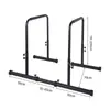 Barras Paralelas Divididas de Una Pieza para el Hogar Indoor, Marco de Soporte para Flexión y Extensión de Brazos, Barra de Dominadas Frontal, Equipo de Entrenamiento Físico