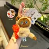 Colgante de Peluche Mini Gato Original Jinnew en Posición Acostada, Llavero de Bolso Lindo Regalo Pequeño al por Mayor
