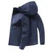 Chaqueta Cortavientos Fina para Hombre, Chaqueta Cortavientos Impermeable Transpirable de una Sola Capa Engrosada Talla Grande para Mujer, Ligera