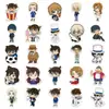 50 Piezas de Dibujos Animados de Detective Conan Pegatinas Divertidas Periféricas para Cuaderno, Maleta, Escritorio, Auriculares