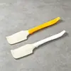 Espátula de silicone resistente a altas temperaturas para geleia e creme, raspador de fundo de pote, ferramenta de cozinha para assar, raspador macio de cabo longo, abridor de latas