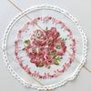 Malha Bordada Cor Tapete de Mesa Coaster Sofá Cortina Pano Adesivos Acessórios DIY Tecido Tiro Decoração Adereços