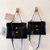 Bolso Bandolera de Gamuza de Alta Gama para Mujer, de Gran Capacidad, para Viajes y Trabajo, Bolso Tote de Mano, a la Moda, Versátil, Bolso de Hombro