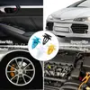 Tipo Universal Adecuado para Paneles de Puertas de Coche, Parachoques, Guardabarros y Clips de Fijación para Interiores de Coche, Sujetadores y Clips para Coche