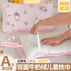 2026 Nuevo Peso Alto Espesor Doble Cara Leche Polar Estilo Padre-Hijo Estilo Atado Funda de Almohada a Prueba de Manchas Funda de Almohada para Niños Adultos