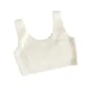 Sujetador de seda de hielo sin costuras para niñas en etapa de desarrollo, lencería para adolescentes, copas fijas, camisola transpirable para estudiantes de secundaria y preparatoria
