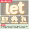 Placa Personalizada de Porta com LED Letras Retroiluminadas Aço Inoxidável Acrílico Placa de Publicidade Externa Personalização de Letras 3D