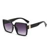 Gafas de Marco Generoso Retro Europeo y Americano Transfronterizas para Mujer, Sentido de Alta Gama, Moda, Personalizadas, Protección UV