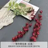Flores Artificiais Vermelhas para Celebrações de Casamento, Flores Artificiais para Salões de Casamento, Decoração de Casa, Buquês Artificiais de Rosa, Enfeites de Flores de Seda