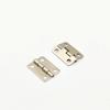 Venta al por mayor de fábrica mini bisagra embalaje caja de regalo accesorios Níquel blanco bisagra plana redondeada bisagra pequeña accesorios de ferretería