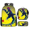 Mochila de Liberación Rápida Transfronteriza de Spider-Man Mochila Escolar para Estudiantes de Primaria y Secundaria Mochila de Anime de Gran Capacidad