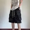 Verano Nuevos Shorts para Hombre Estilo Americano Marca de Moda Diseño Delgado Nicho Sueltos Talla Extra Deportivos Casuales Pantalones Cinco Puntos