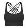 Nuevo Sujetador Deportivo Push-up a Prueba de Golpes con Espalda Cruzada de Belleza Transfronteriza, Amigable con la Piel Nude, Transpirable para Yoga S2010