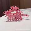 Presilha de Cabelo Elegante Grande Irregular de Concha para Rabo de Cavalo Acessório de Cabelo para Mulheres