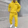 Amazon Cross-Border Nova Moda Street de Venda Quente para Homens e Mulheres Moletom com Capuz de Veludo Estampado Conjunto Hoodie Estilo Quente