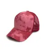 Amazon Transfronterizo Nuevos Sombreros de Sol de Verano para Hombres y Mujeres, Gorras de Béisbol de Cuero PU de Color Degradado Tie-Dye, Sombreros de Malla al por Mayor