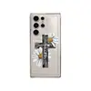 Funda tipo cruz de crisantemo Adecuada para Samsung Galaxy S25 Funda de teléfono transfronteriza A70 Samsung A73 Transparente Note20