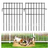 En Stock Frontera Amazon Temu Valla de Jardín Mascota Patio Soporte para Flores Jaula de Conejos Jaula de Perros Valla de Hierro Forjado Barandilla
