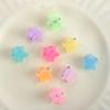 Mini Grampo de Cabelo Infantil Cor Gelatina Pequeno Fofo Flor Estrela de Cinco Pontas Presilha Coelho Cor Grampo de Cabelo Atacado