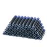 Bolsa de tinta para bolígrafo, bolígrafo para estudiantes, bolsa de tinta universal, diámetro interior de 3,4 mm, diámetro exterior de 5 mm, tinta negra y azul, bolsa de tinta azul