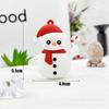 Llavero de Papá Noel con colgante de muñeco de nieve, regalo navideño, caja arqueológica, accesorios navideños.