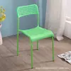 Suministro de Fábrica Silla de Plástico para el Hogar Silla de Comedor Taburete para Adultos Silla de Oficina Silla con Respaldo Simple Silla Cómoda para Computadora Taburete
