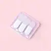 4 Mini Pincéis de Silicone para Máscara Cabo Curto 3 Aplicadores de Máscara de Lama Ferramentas de Beleza Facial Maquiagem Portátil Silicone Plano